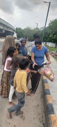 Daily Food Packets Distribution